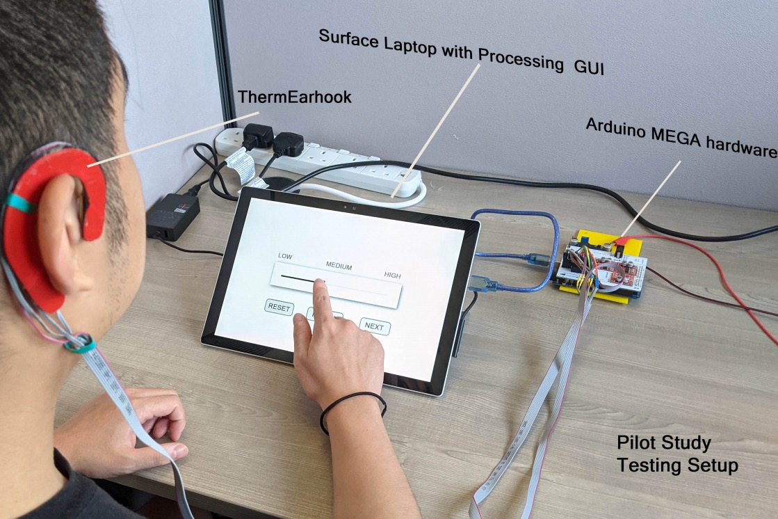 ThermEarhook: Investigating Spatial Thermal Haptic Feedback on the Auricular Skin Area